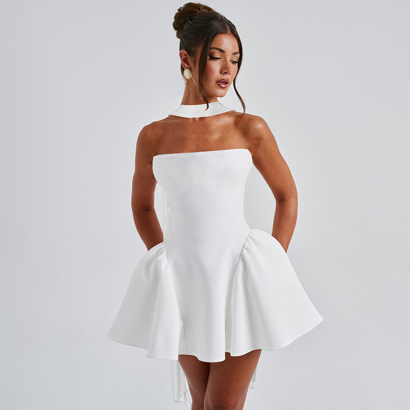 Strapless Bodycon Mini Dress – Back Zip Party Style