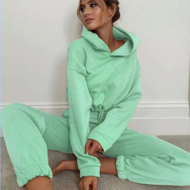 Women’s 2-Piece Tracksuit – Long Sleeve Hoodie Set