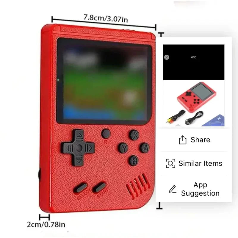 Retro Mini Game Console – 400 Classic Games