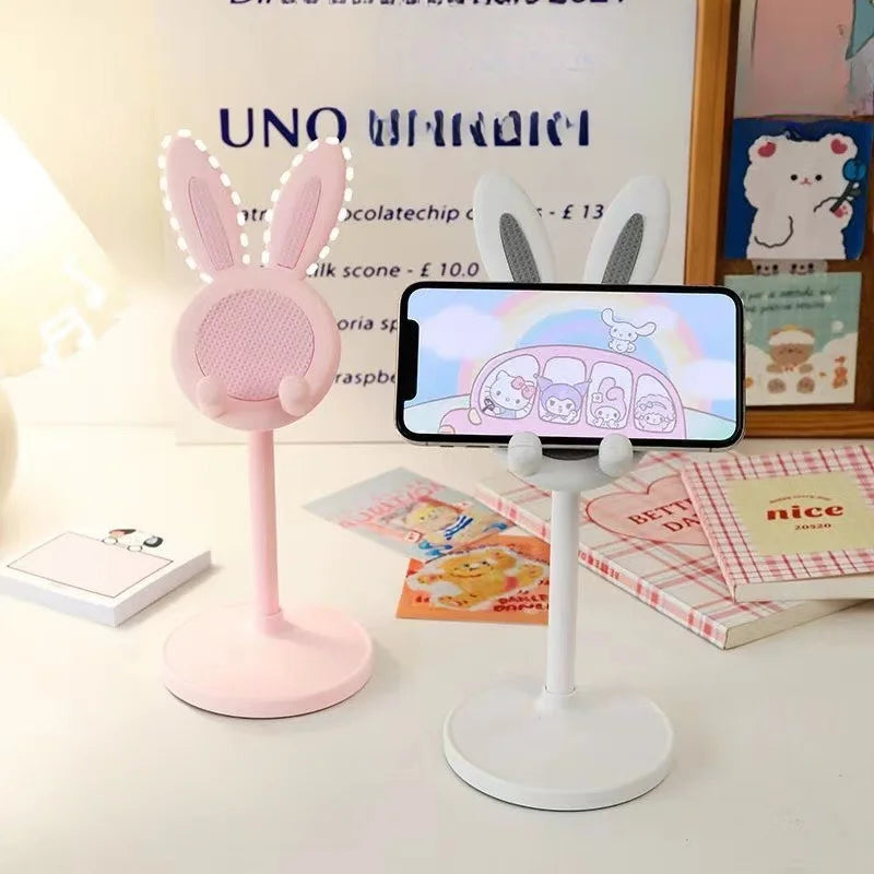 Multifunctional Rabbit Phone Stand – Cute, Adjustable, and Handy