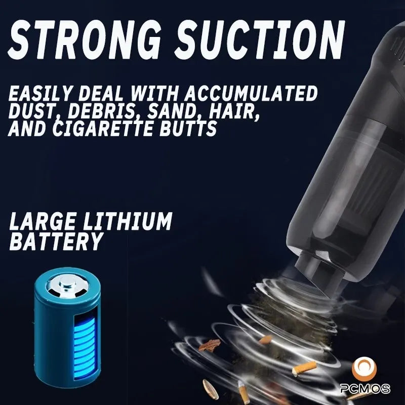 Automatic Car Vacuum Cleaner with Wireless Charging