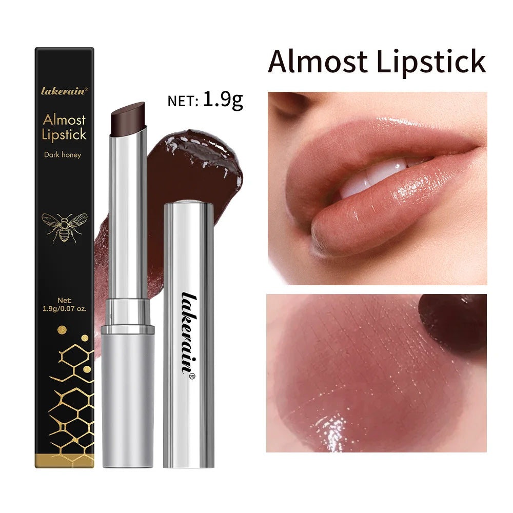 Black Honey Lipstick – Natural Lip Plumper & Plumping Gloss with Gentle Exfoliation