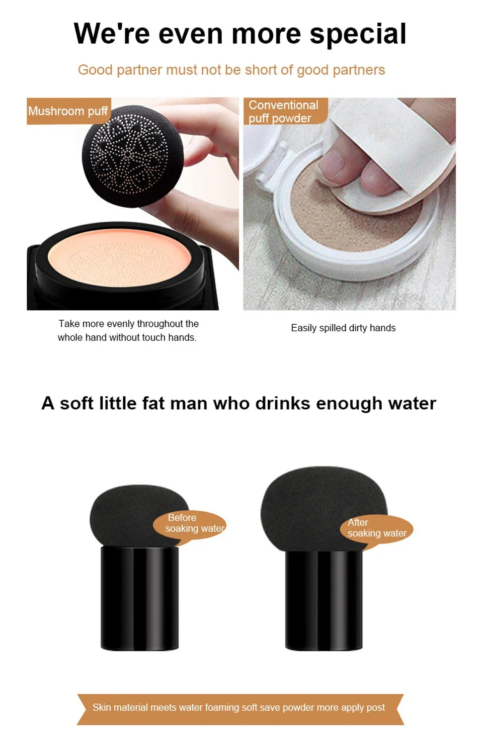 CC Cream Foundation – Natural Finish, Brightening & Hydrating