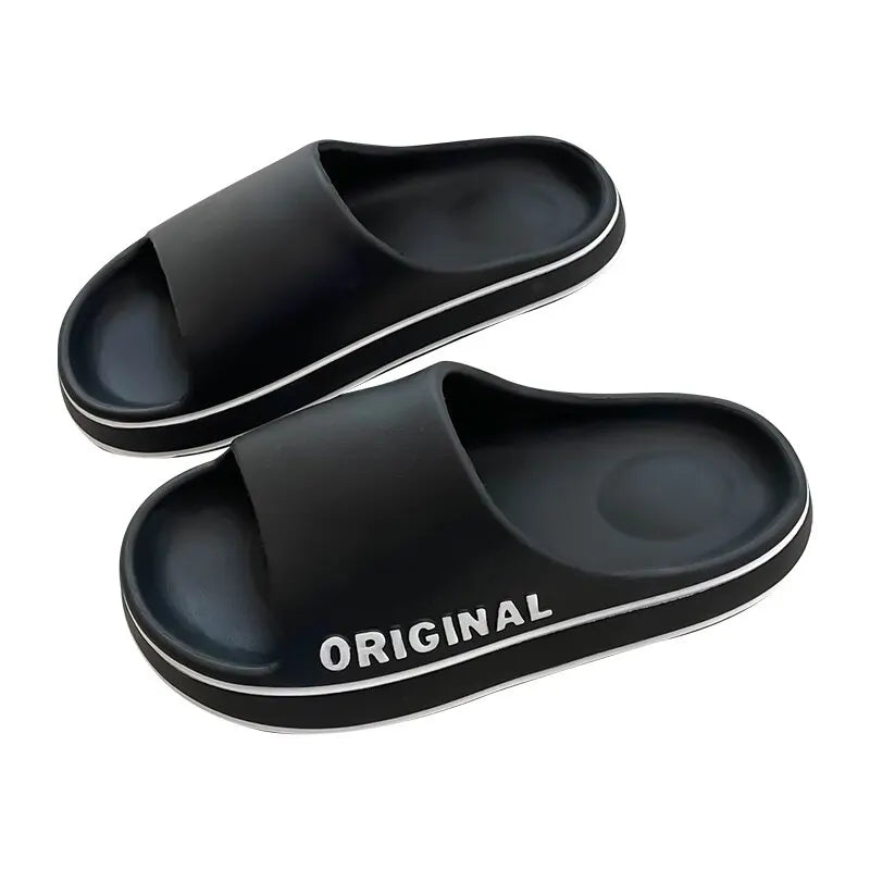 Letter Slides – Thick Sole Non-Slip Slippers for