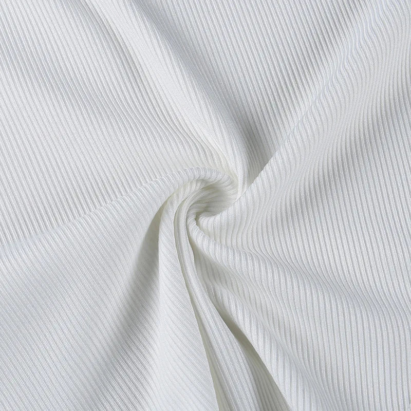 Sleeveless Knit Bodysuit – Sexy Off-Shoulder Halter Top for Women