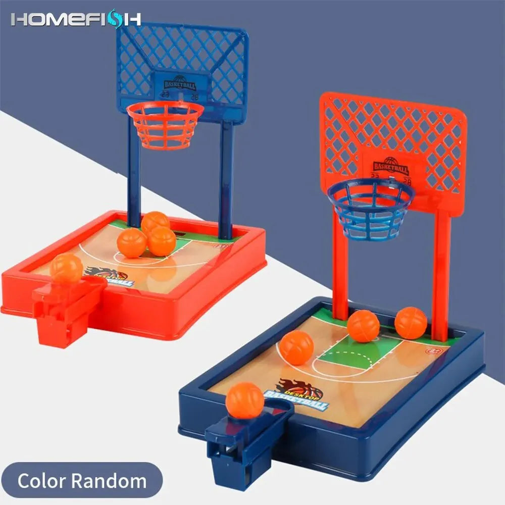 Mini basketball game for tables