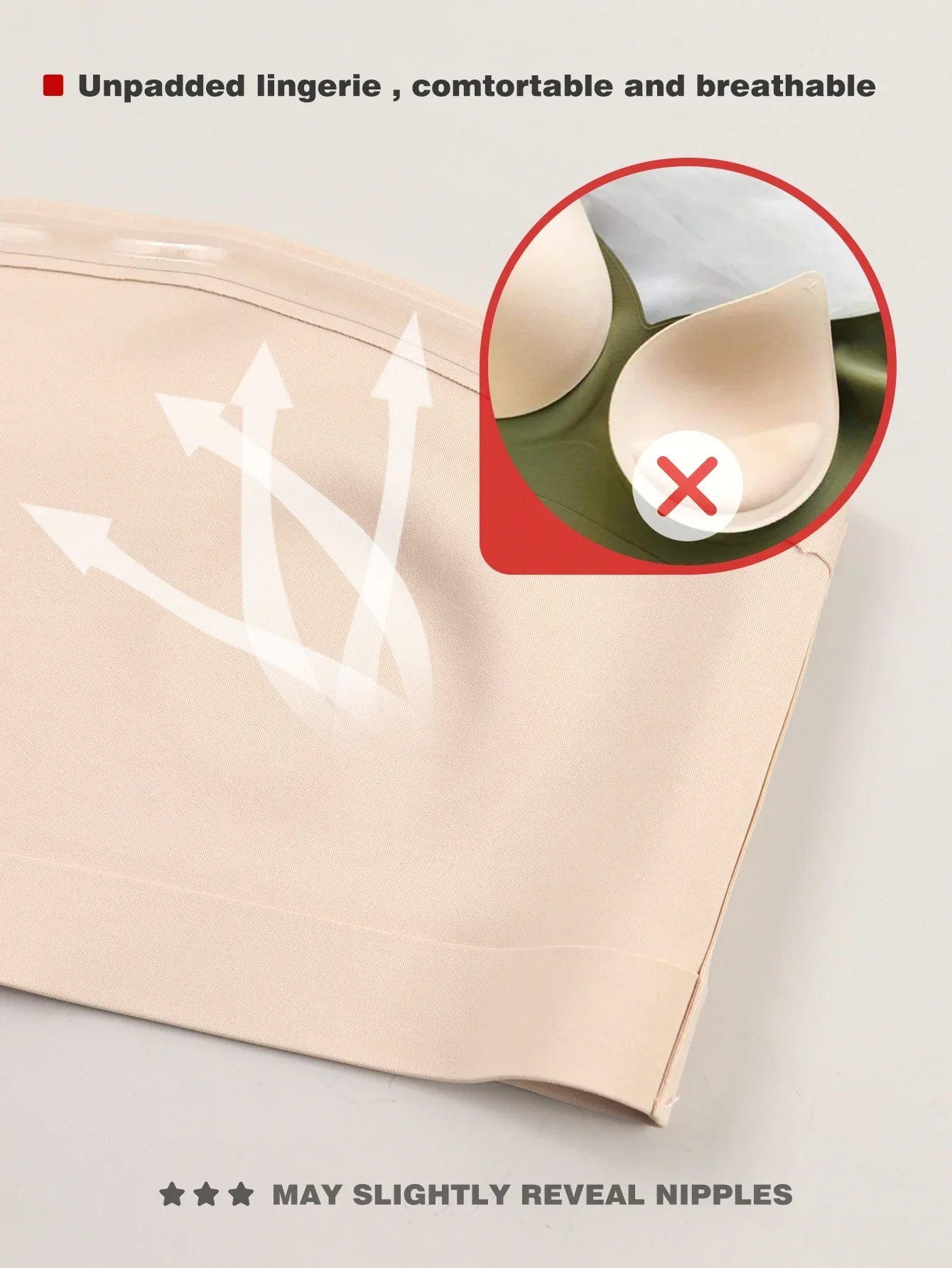 Women’s Strapless Seamless Bra – Front Button, No Padding, Smooth Underwear