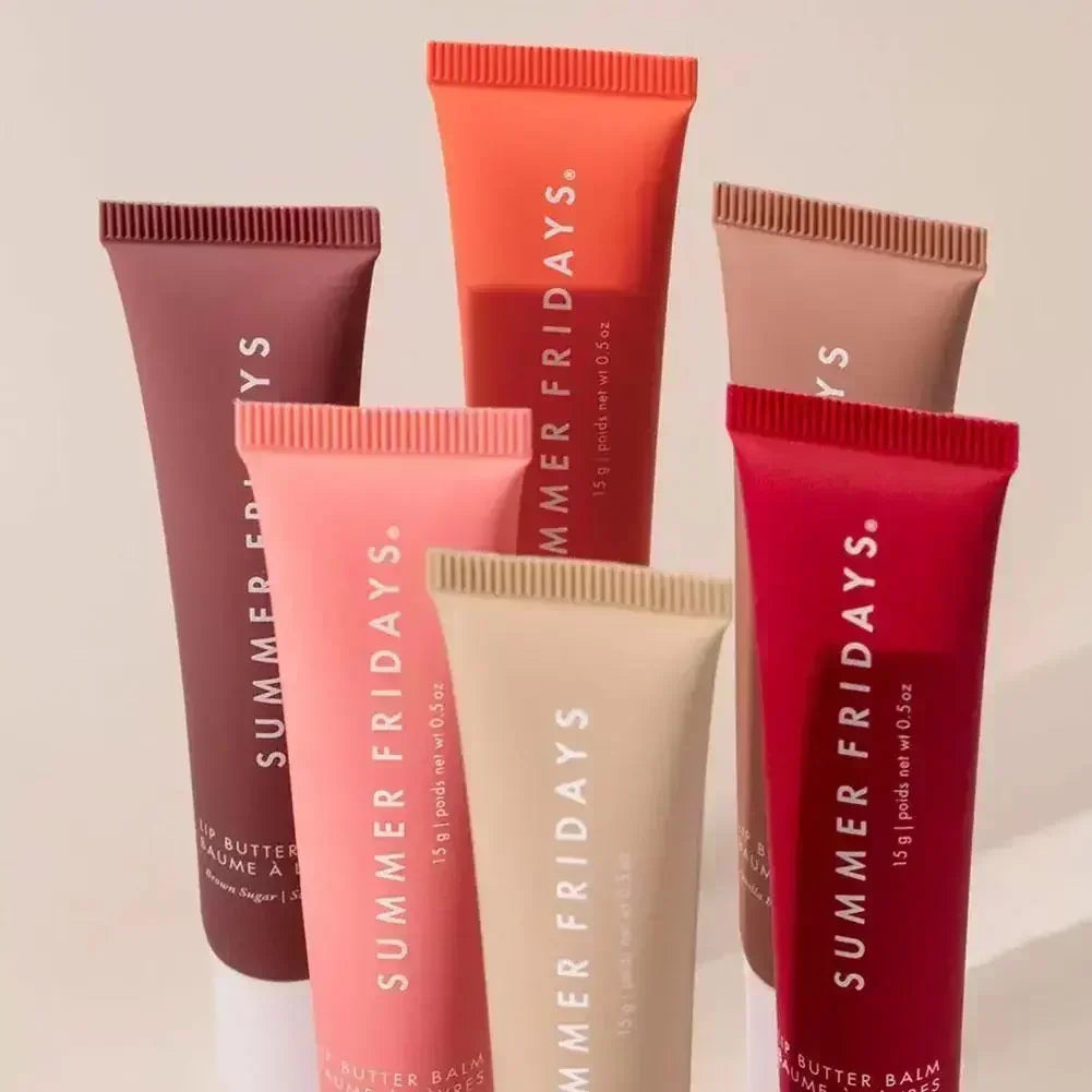 Summer Friday’s Vanilla Beige Lip Balm – Moisturizing Transparent Lip Gloss Set