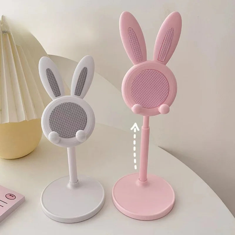 Multifunctional Rabbit Phone Stand – Cute, Adjustable, and Handy