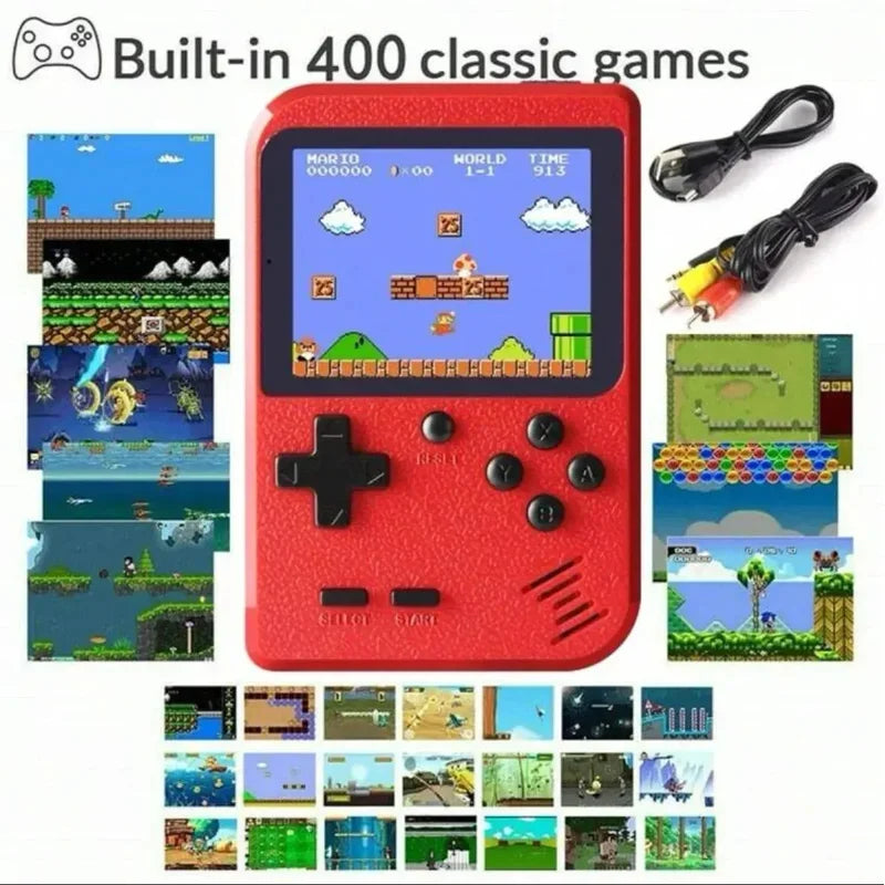 Retro Mini Game Console – 400 Classic Games
