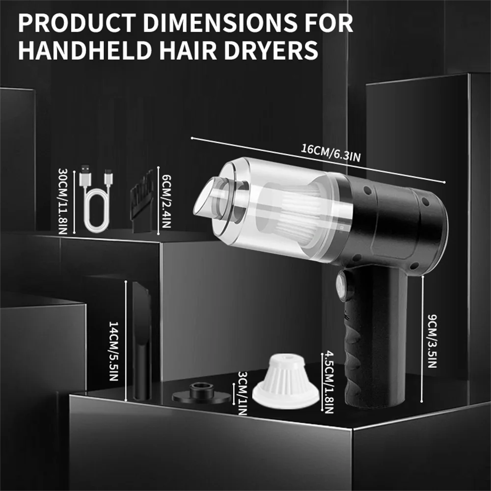 Portable Mini Vacuum Cleaner – Handheld for Car, Home & Multi-Purpose
