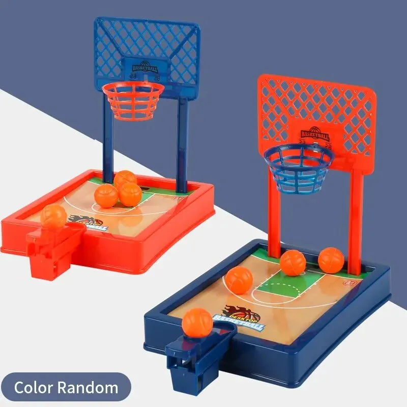 Mini basketball game for tables