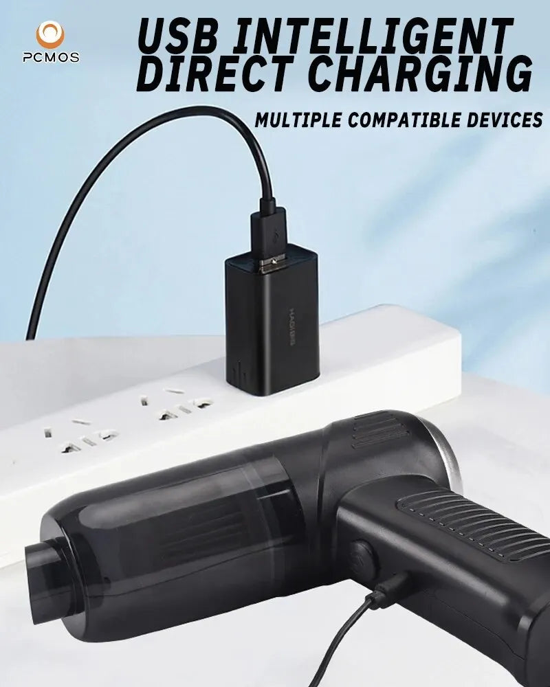 Automatic Car Vacuum Cleaner with Wireless Charging