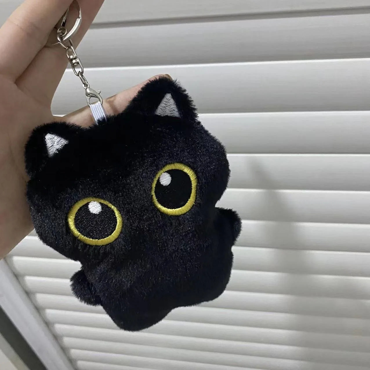 Black Cat Plush Doll – 10cm Soft Cuddly Pillow & Pendant Toy