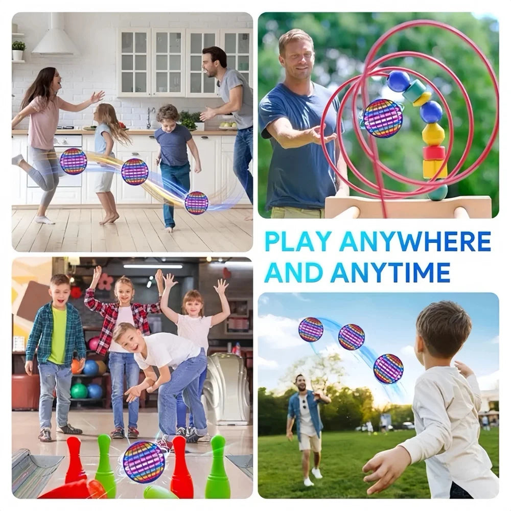 Flying Ball Boomerang With LED Lights