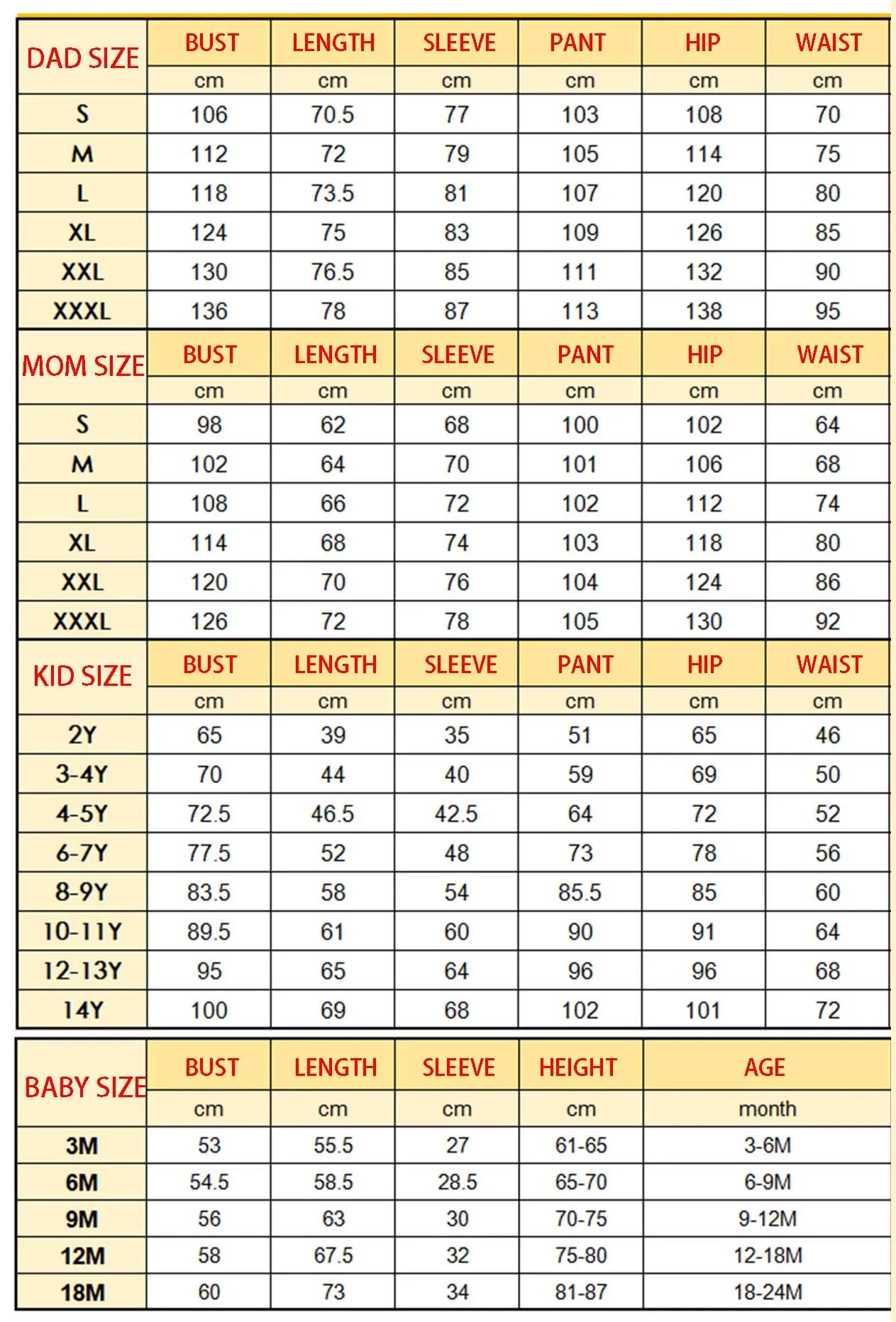 Christmas Family Matching Pajama Sets – Mom, Dad, Kids & Baby Rompers (2-Piece Outfits)