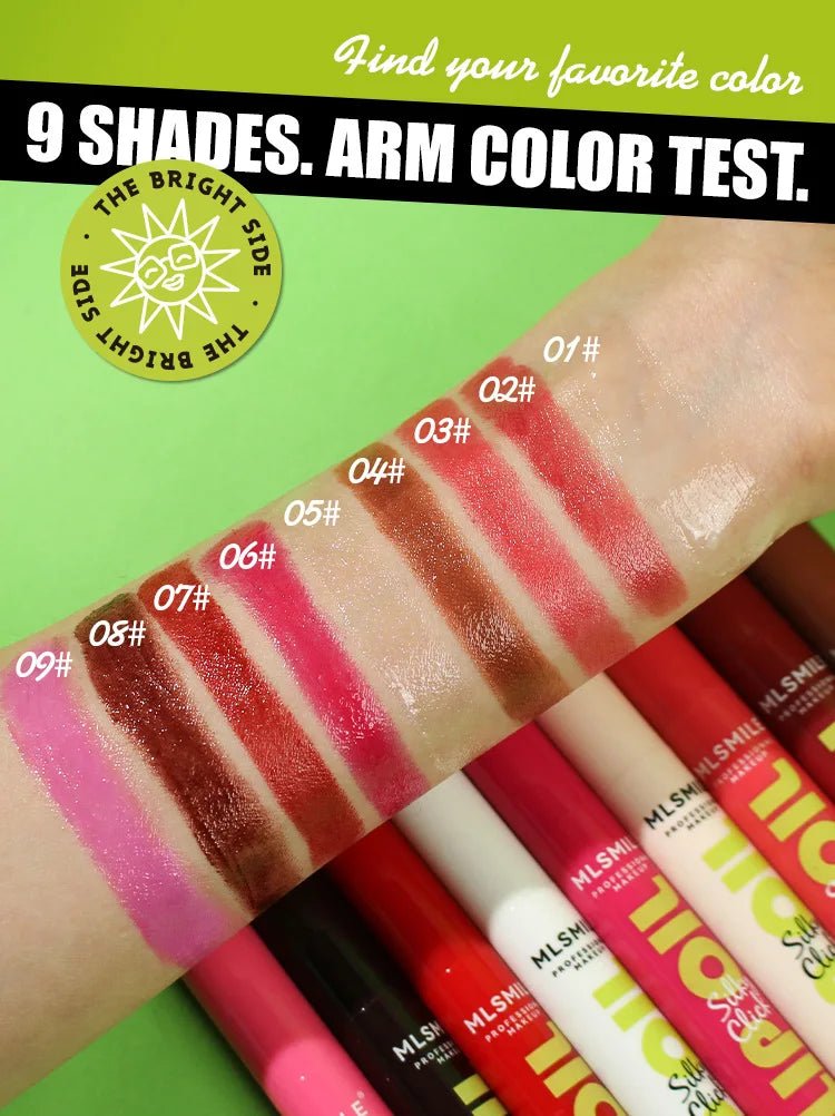 GlowPress Silky Lip Gloss – Multi-Color Shine, Hydrating