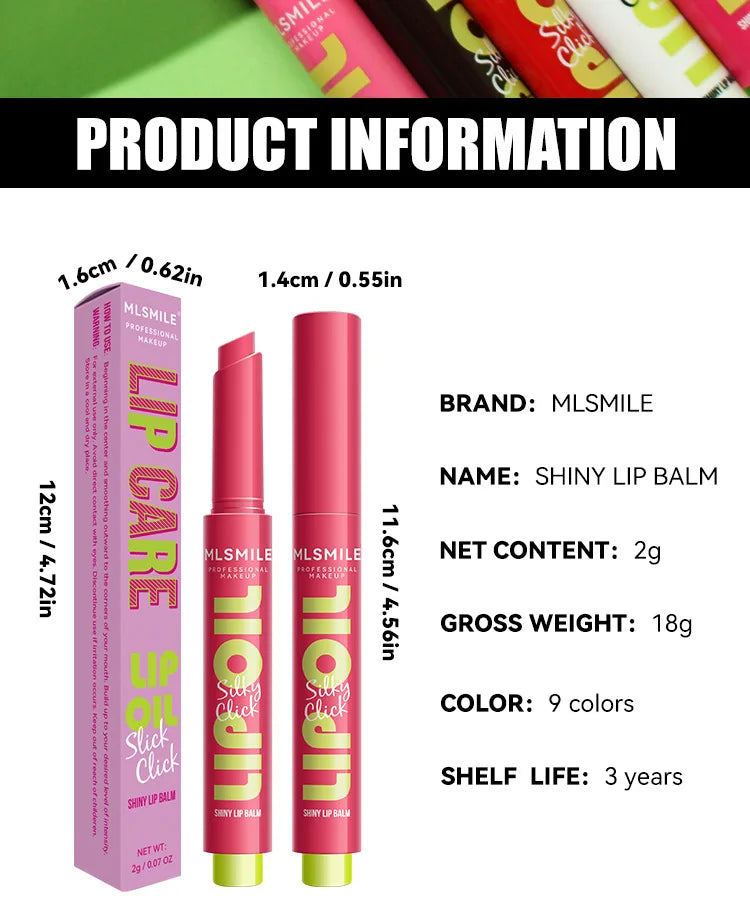GlowPress Silky Lip Gloss – Multi-Color Shine, Hydrating