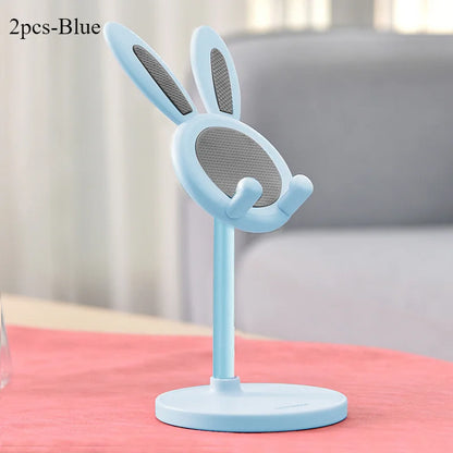 Multifunctional Rabbit Phone Stand – Cute, Adjustable, and Handy