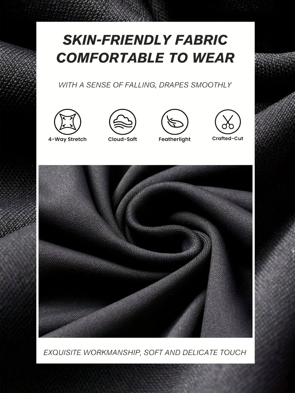 High-Waisted Flared Pants – Slim Fit Long Black Trousers for Women