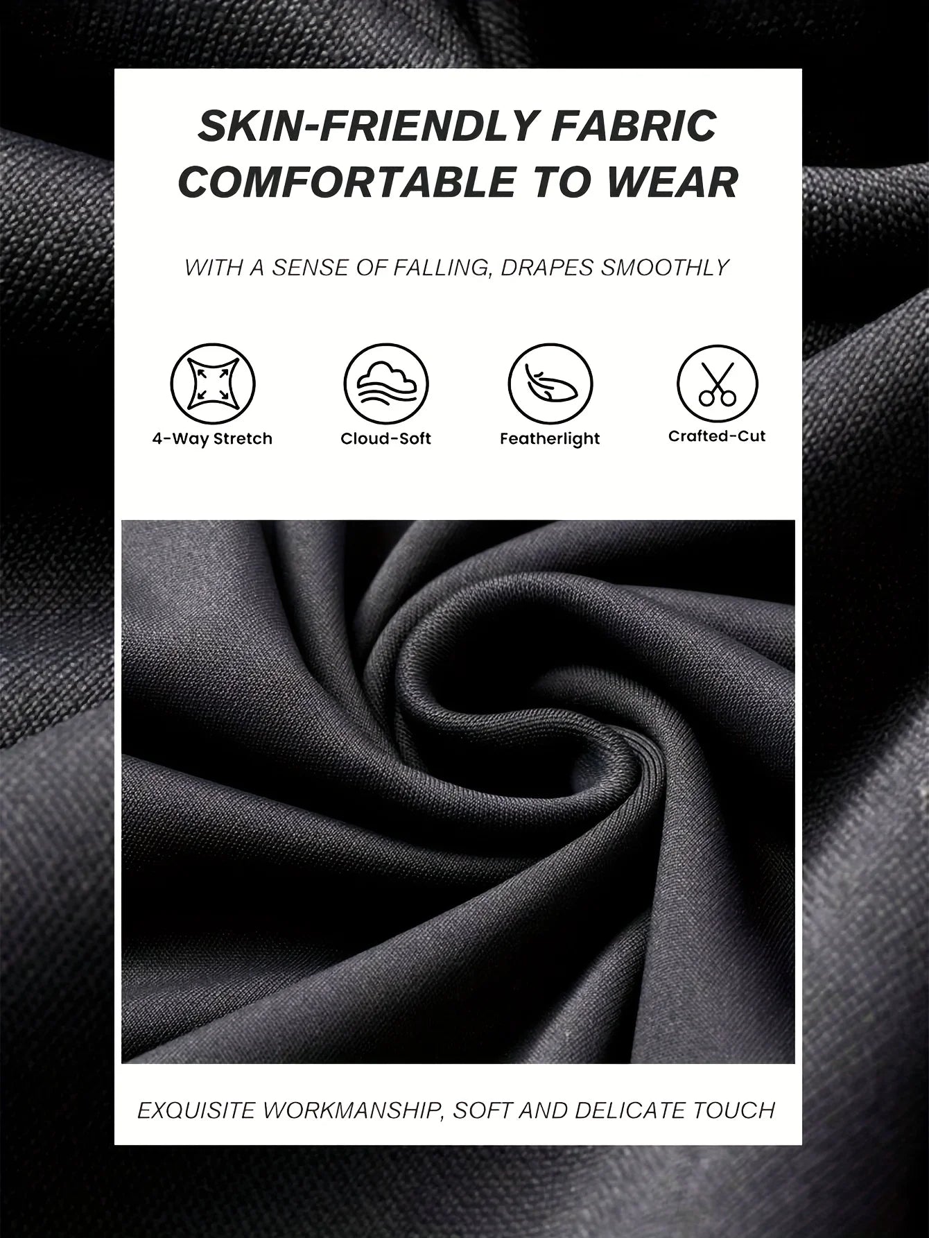 High-Waisted Flared Pants – Slim Fit Long Black Trousers for Women