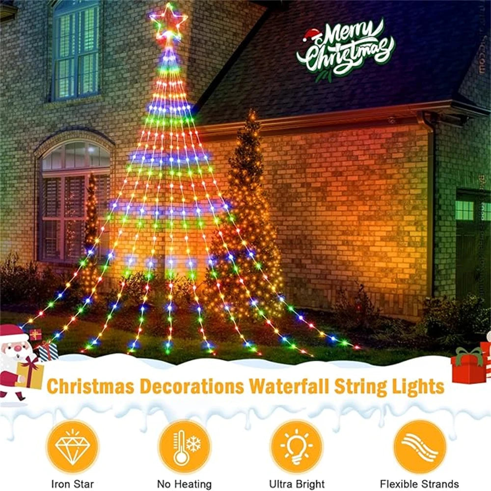 Christmas LED Fairy String Lights 2/3M – Waterproof USB Lights with 8 Modes for Indoor & Outdoor Decor