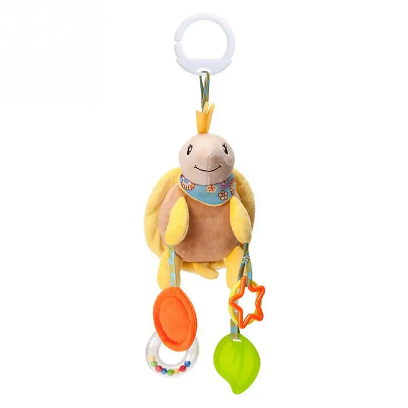 Animal Plush Rattle Toy with Handle – Soft Infant Toy