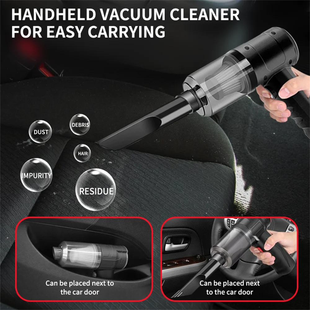 Portable Mini Vacuum Cleaner – Handheld for Car, Home & Multi-Purpose