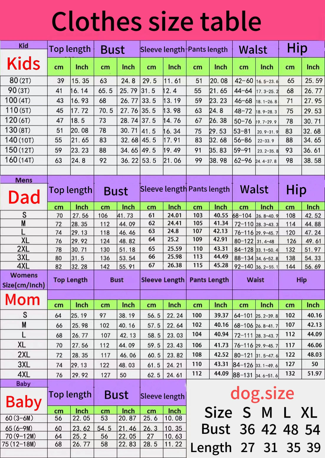 Family Matching Christmas Pajamas – Soft 2-Piece Holiday Set for Mom, Dad & Children