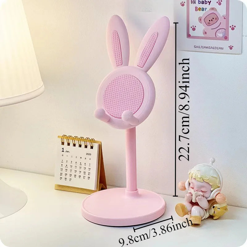 Multifunctional Rabbit Phone Stand – Cute, Adjustable, and Handy