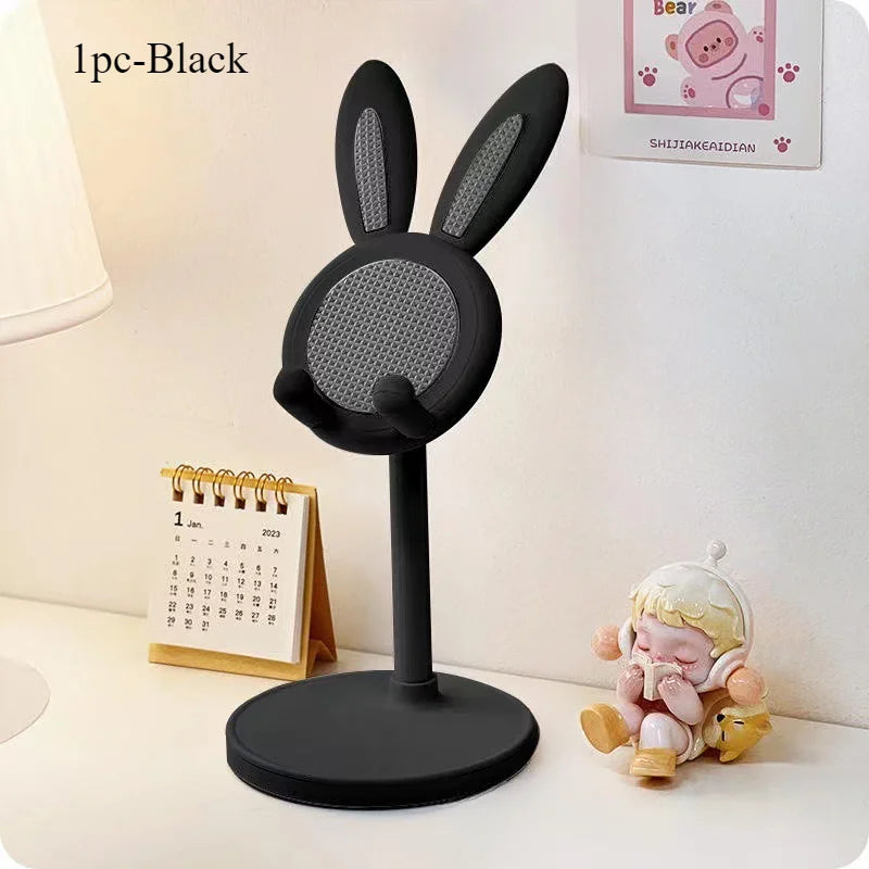 Multifunctional Rabbit Phone Stand – Cute, Adjustable, and Handy