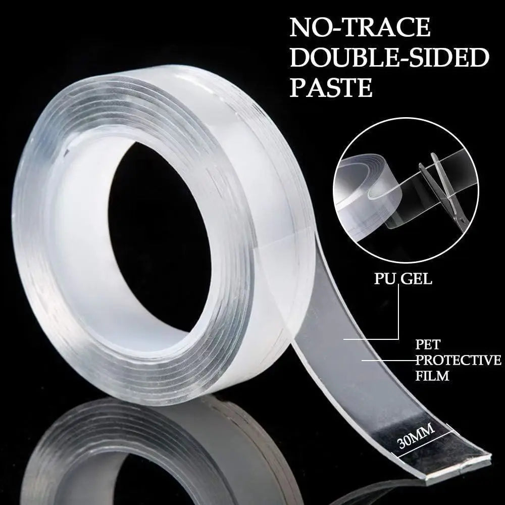 Nano Double-Sided Tape – Double-Sided, Waterproof, Traceless Gel Sticker for Home