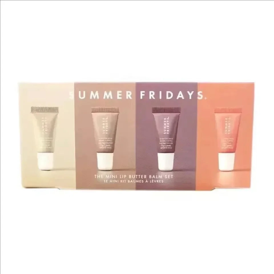 Summer Friday’s Vanilla Beige Lip Balm – Moisturizing Transparent Lip Gloss Set