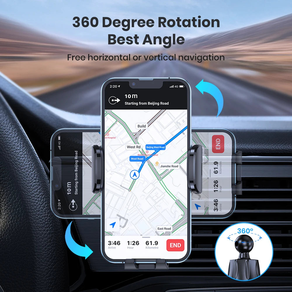 Universal Gravity Car Phone Holder - for All Smartphones