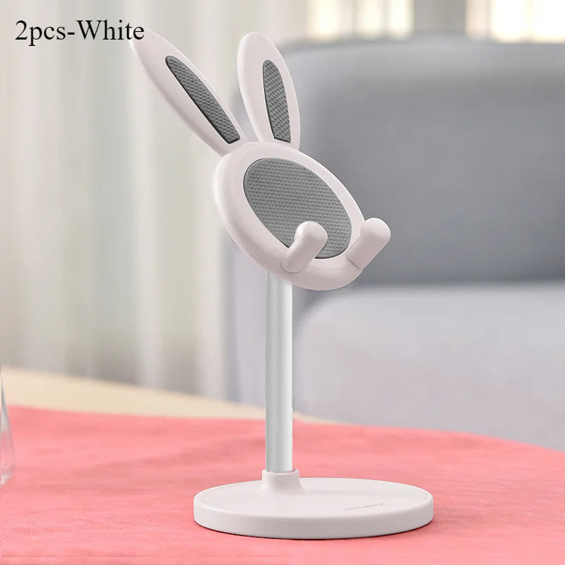 Multifunctional Rabbit Phone Stand – Cute, Adjustable, and Handy
