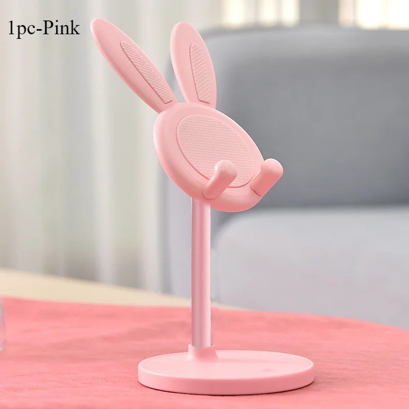 Multifunctional Rabbit Phone Stand – Cute, Adjustable, and Handy