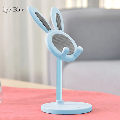 Multifunctional Rabbit Phone Stand – Cute, Adjustable, and Handy