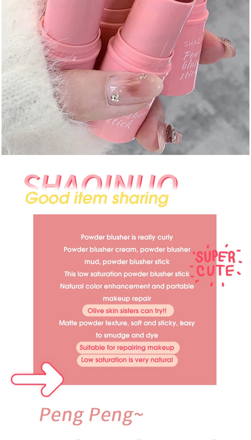 Matte Cream Blush Stick