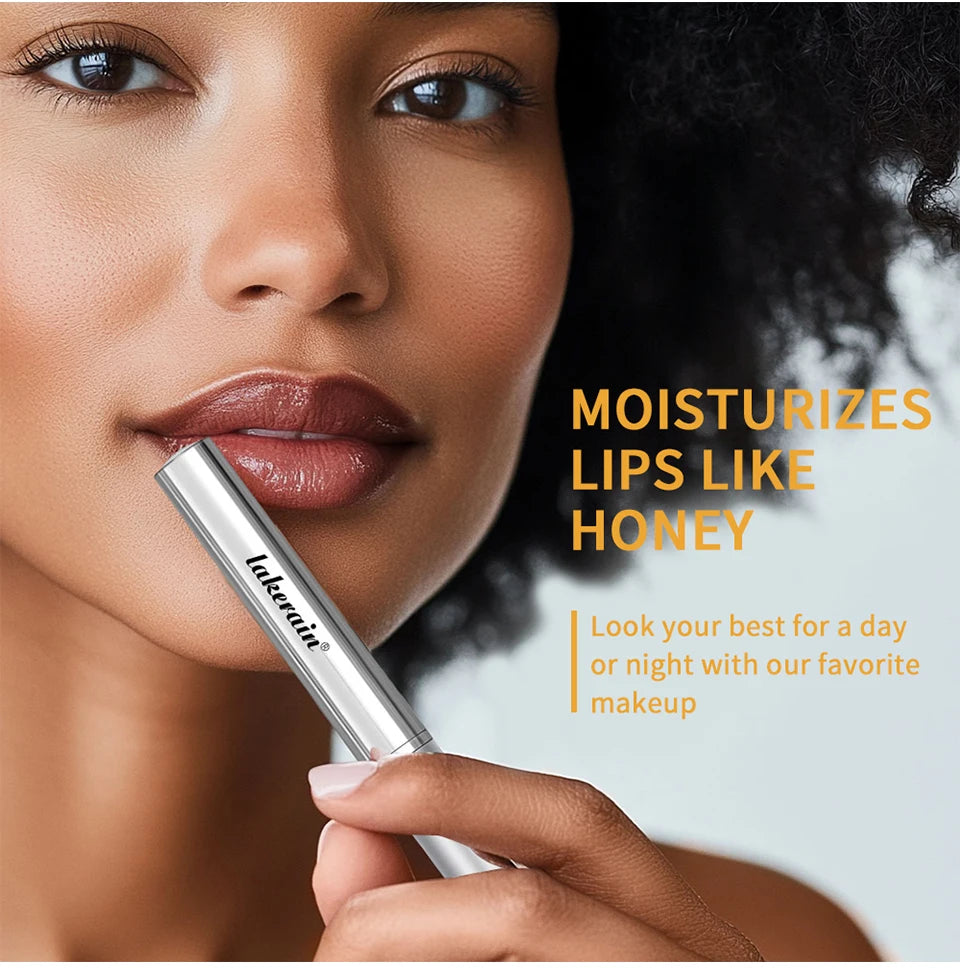 Black Honey Lipstick – Natural Lip Plumper & Plumping Gloss with Gentle Exfoliation