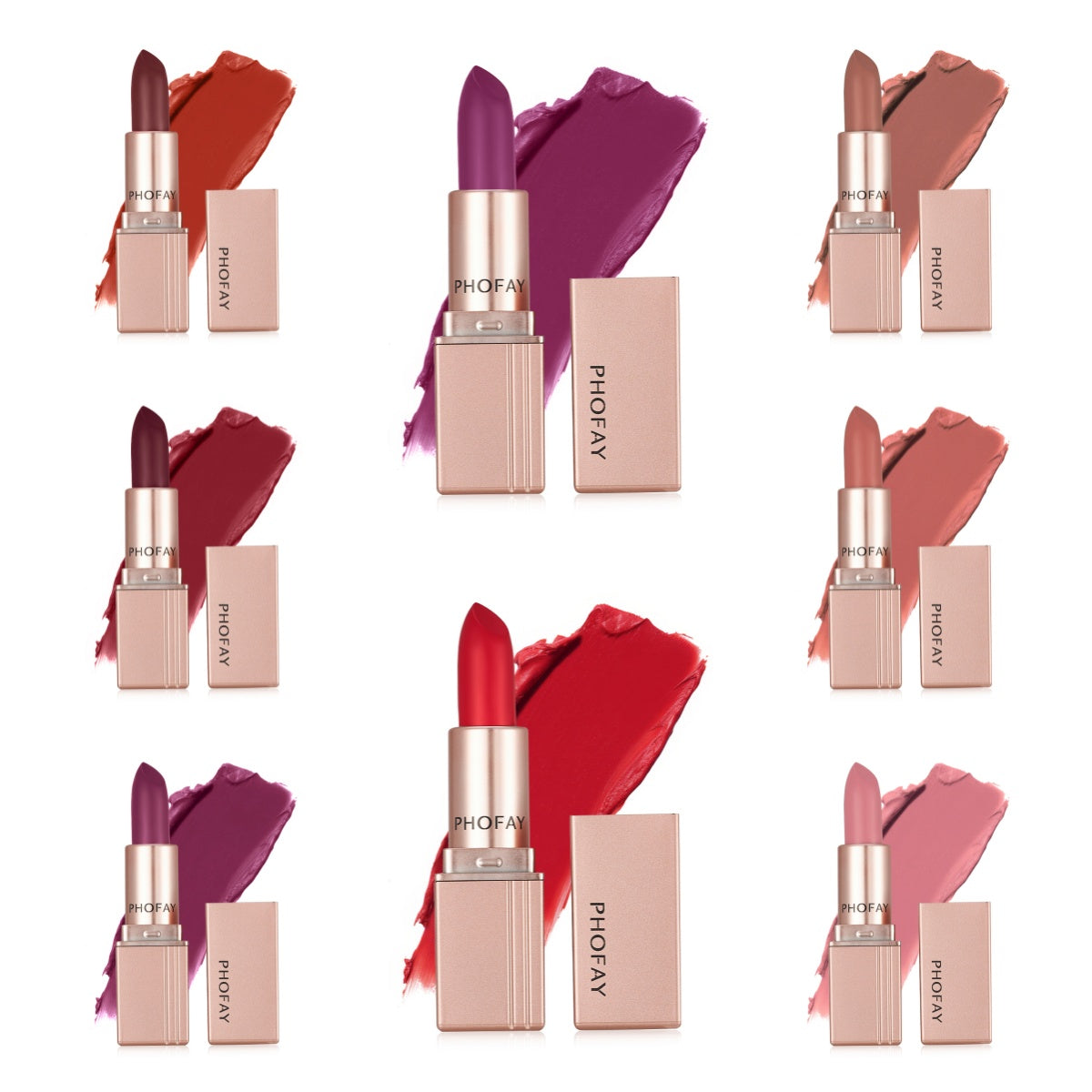 Matte Lipstick – Long-Lasting Velvet Finish