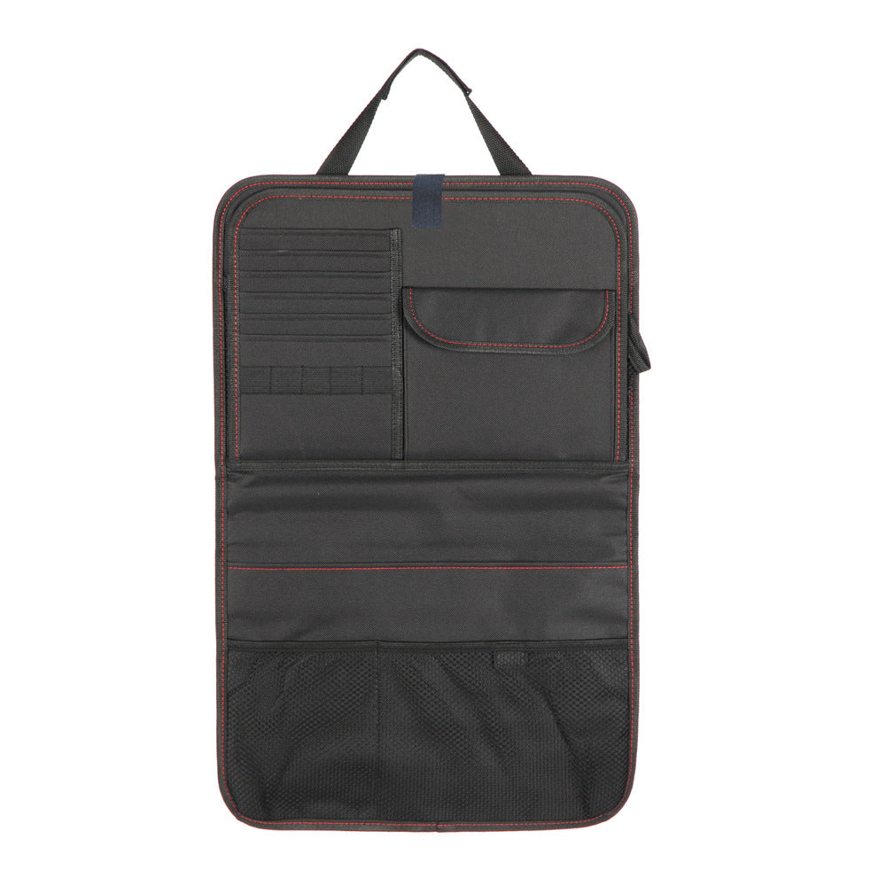 Car Seat Organizer – Backseat Storage with Foldable Tray