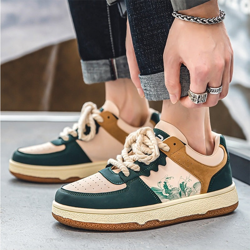 Casual Sneakers – Thick Sole Comfort & Breathable Fit