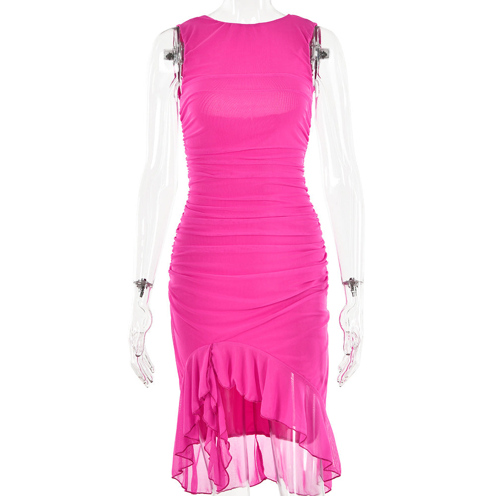 Sleeveless Bodycon Mini Dress – Summer Party Style