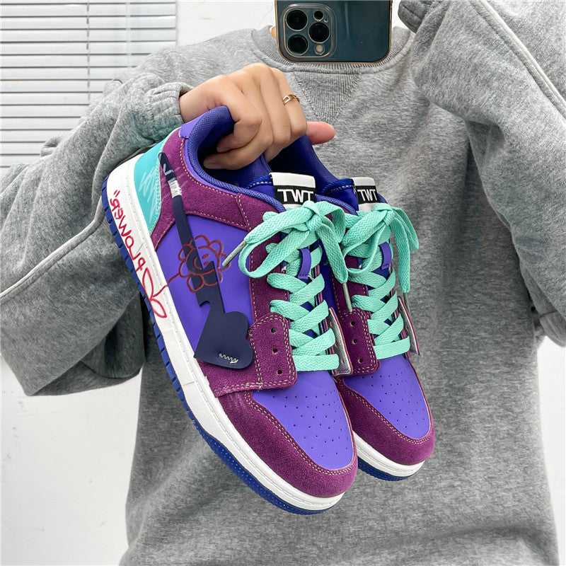 Graffiti Print Sneakers – Urban Street Style Shoes