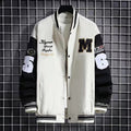 Varsity Jacket – Letter & Number Print Street Style