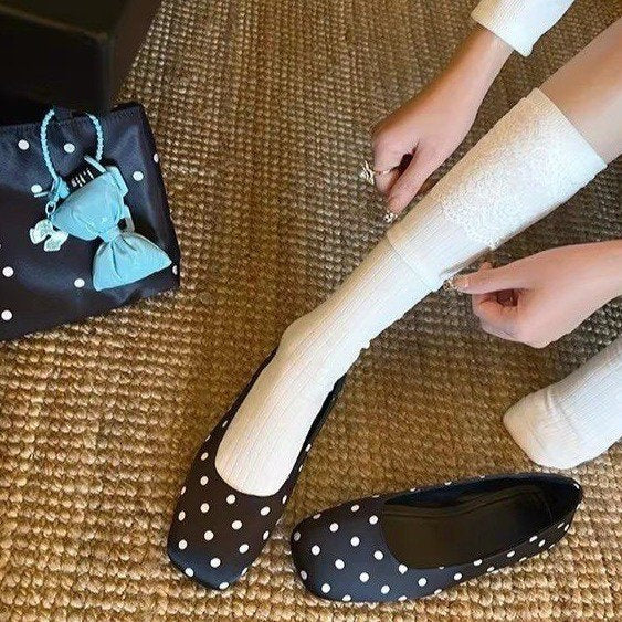 Square Toe Ballet Flats – Chic Parisian Slip-On