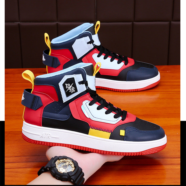 High-Top Sneakers – Casual Sport Style, Street Style