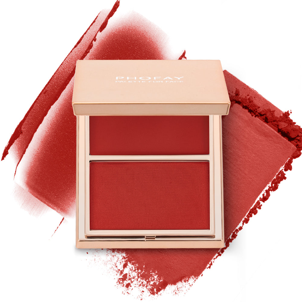 Cream & Powder Blush Duo – Buildable Long-Lasting Color