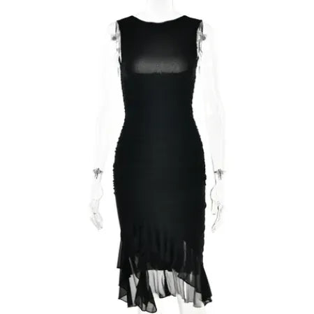 Sleeveless Bodycon Mini Dress – Summer Party Style