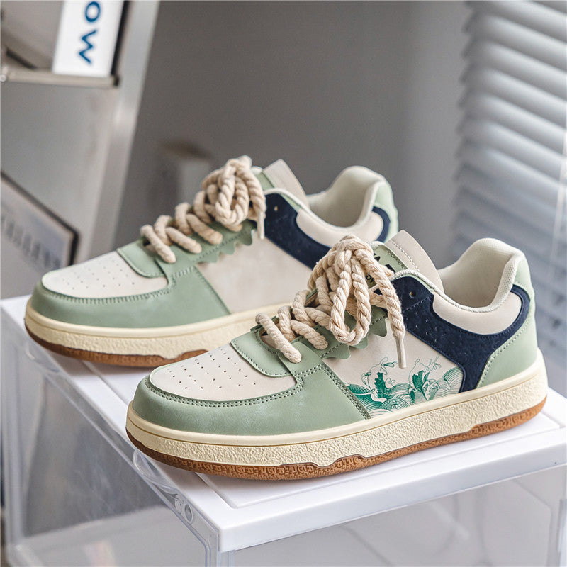Casual Sneakers – Thick Sole Comfort & Breathable Fit